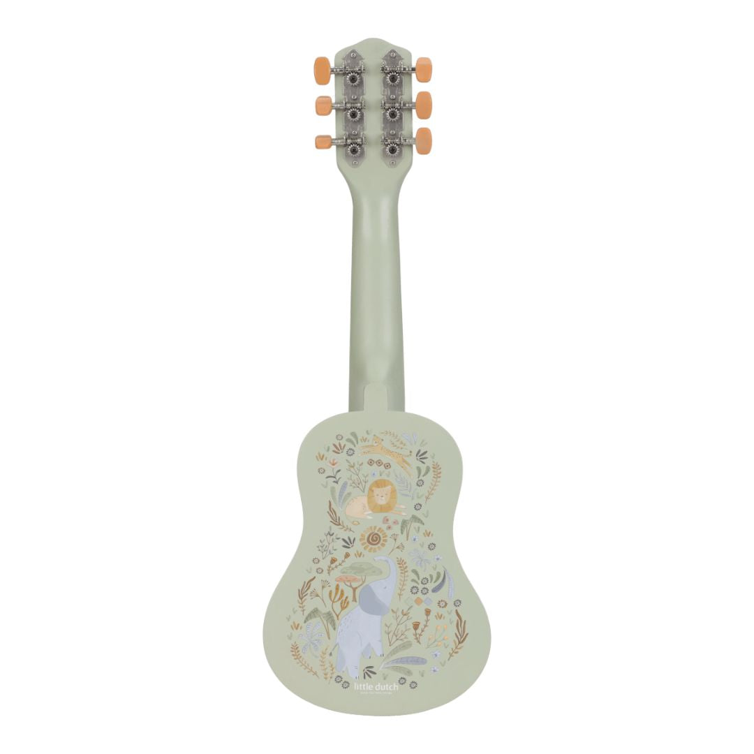 Little Dutch® Chitarra in legno Safari Friends Green