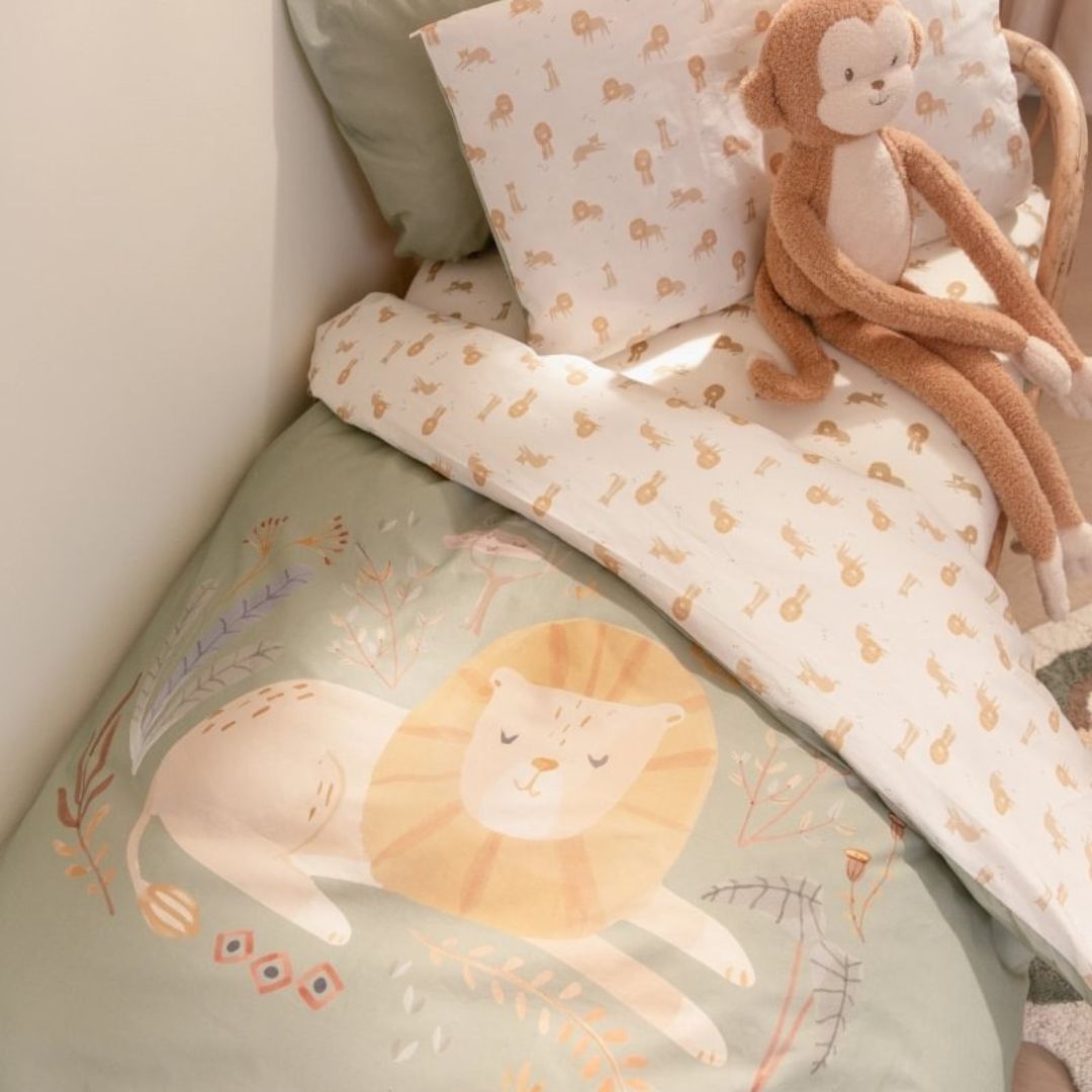 Little Dutch® Biancheria da letto Safari Leo 100x140
