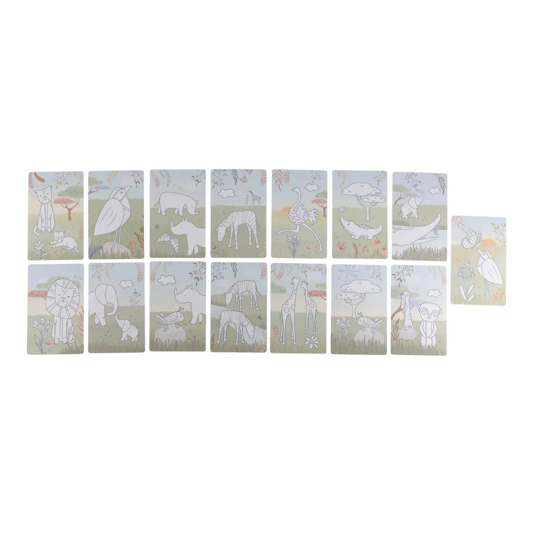 Little Dutch®  Tavoletta da disegno LCD Safari Friends