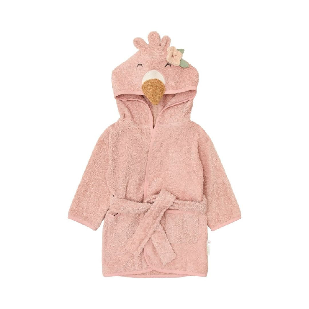 Little Dutch® Dětský koupací plášť Flamingo