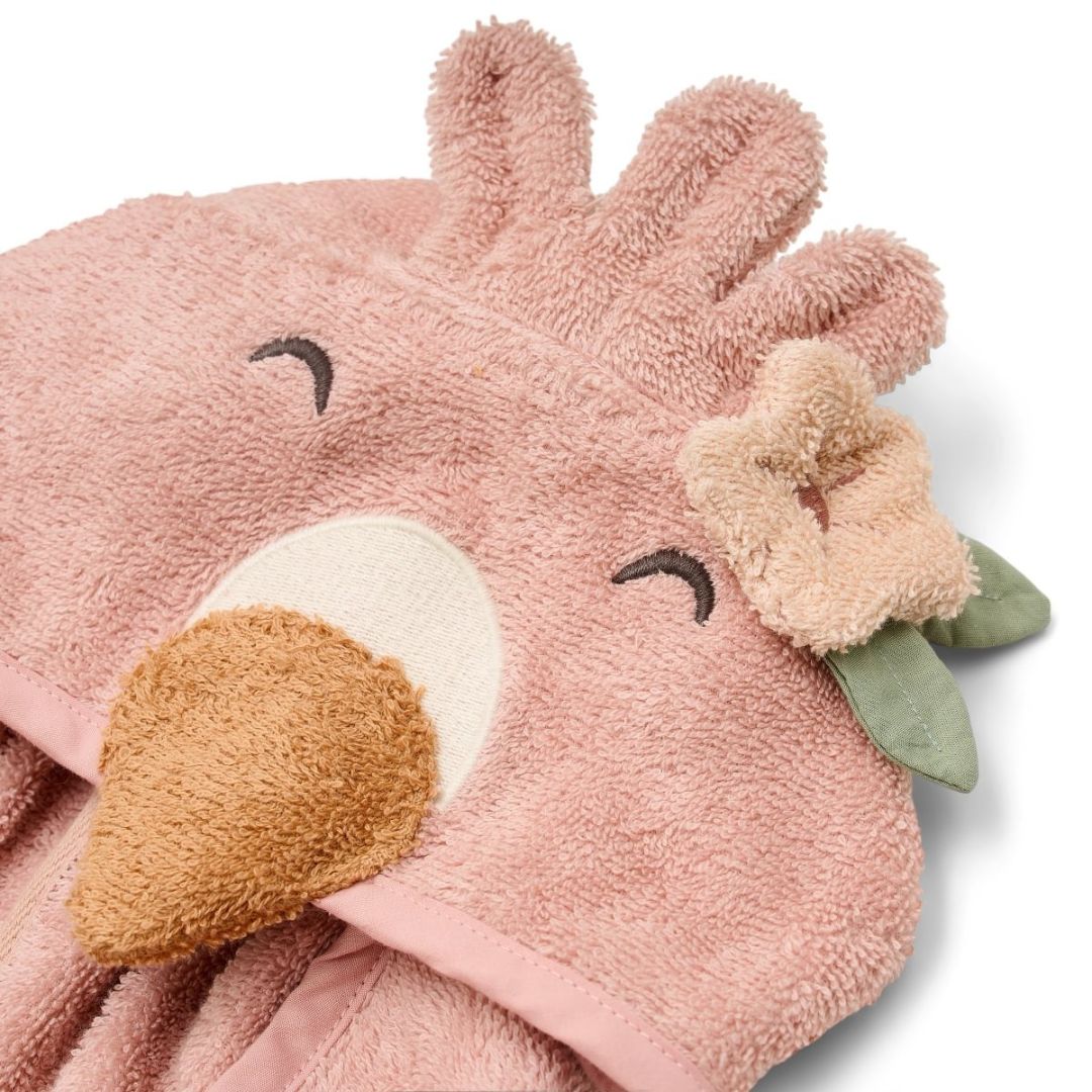 Little Dutch® Dětský koupací plášť Flamingo