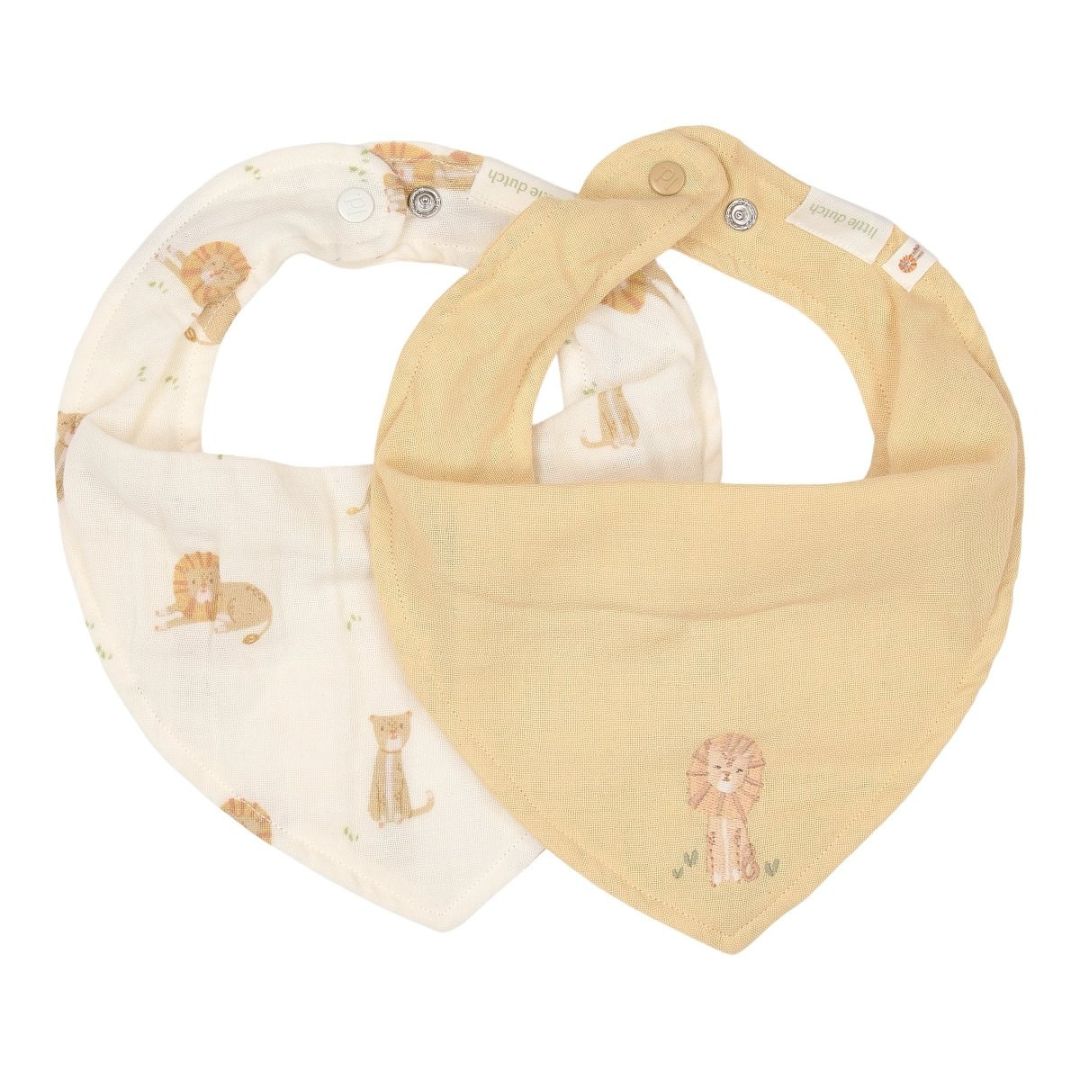 Little Dutch® Bib 2 pcs Safari Leo