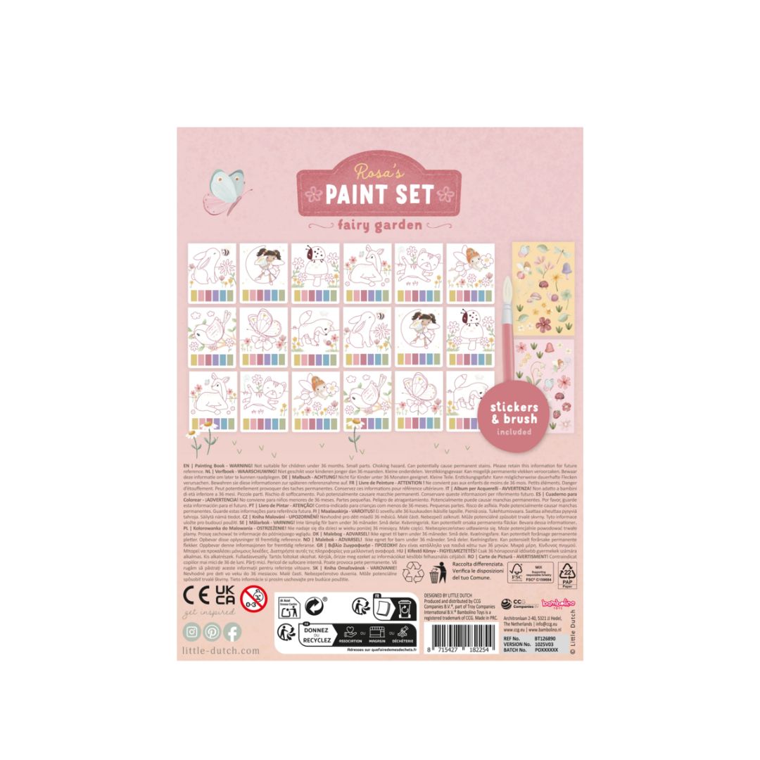 Little Dutch® Set za slikanje Rosa Fairy Garden Little Dutch
