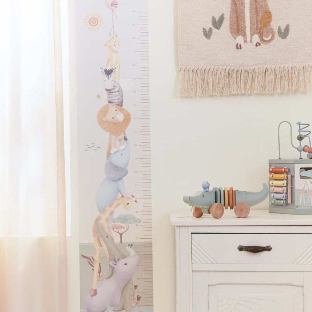 Little Dutch® Growth Chart Wall Sticker Safari