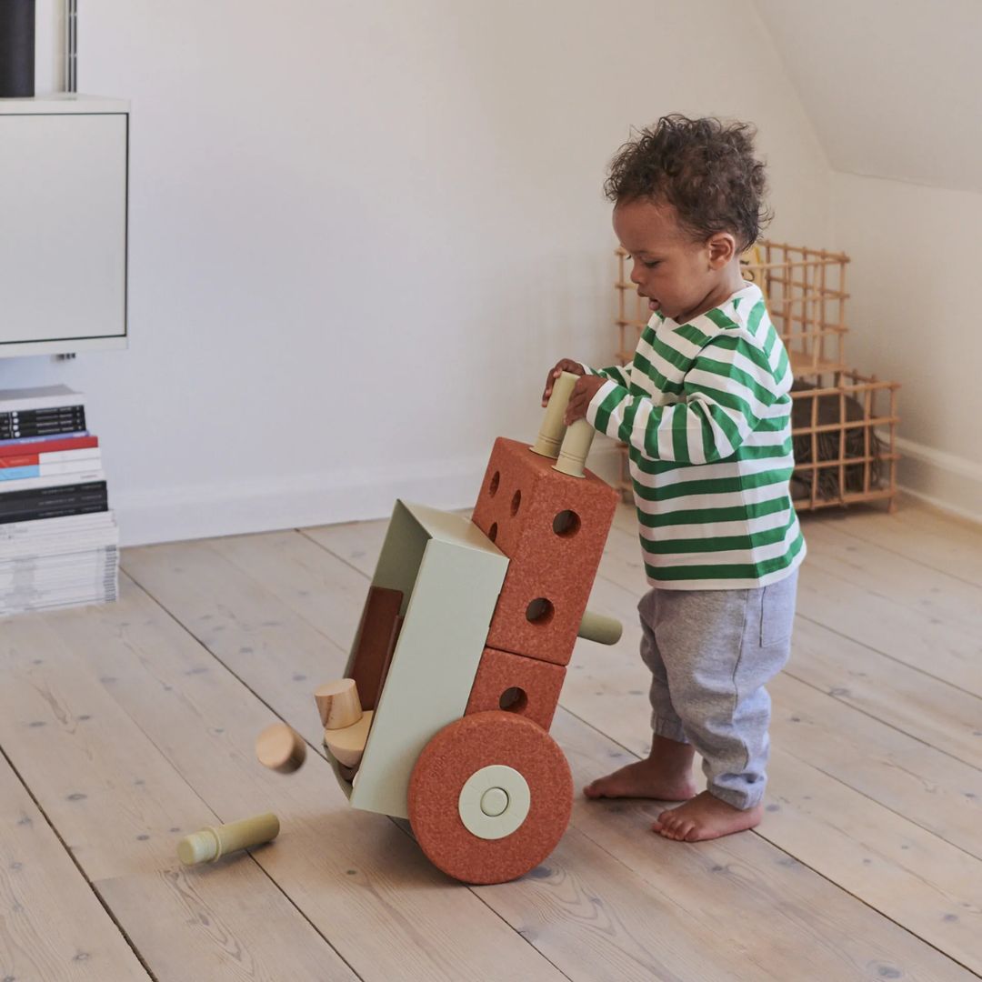Modu® 3in1 Baby Walker Burnt Orange / Dusty Green
