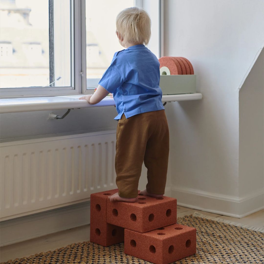 Modu® 3in1 Baby Walker Burnt Orange / Dusty Green