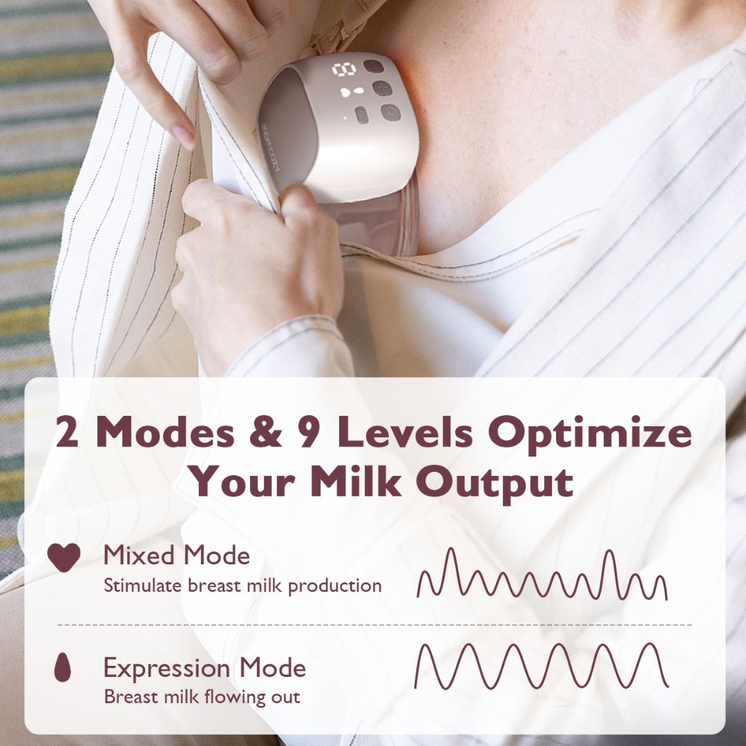 Momcozy® double electric breast pump S9 Pro Hands-Free Grey