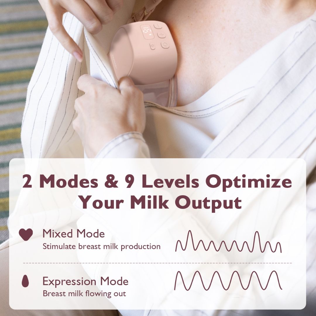 Momcozy® double electric breast pump S9 Pro Hands-Free Pink