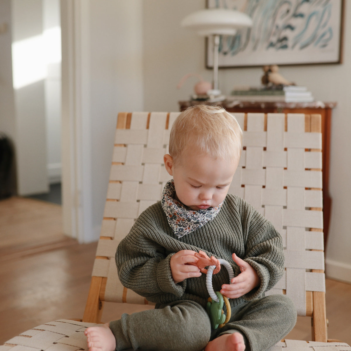 Mushie® Teething Ring Dinosaurs