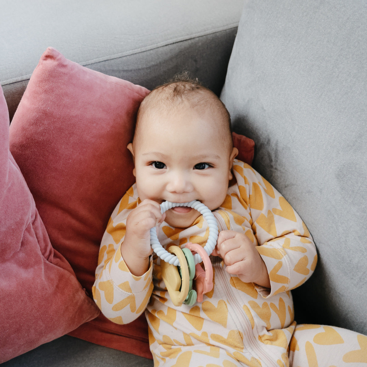 Mushie® Teether Ring Nature