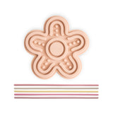 Mushie® Jucărie de activitate din silicon Petal Blush