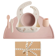 Mushie® Komplet za prvo hranjenje Blush Mushie