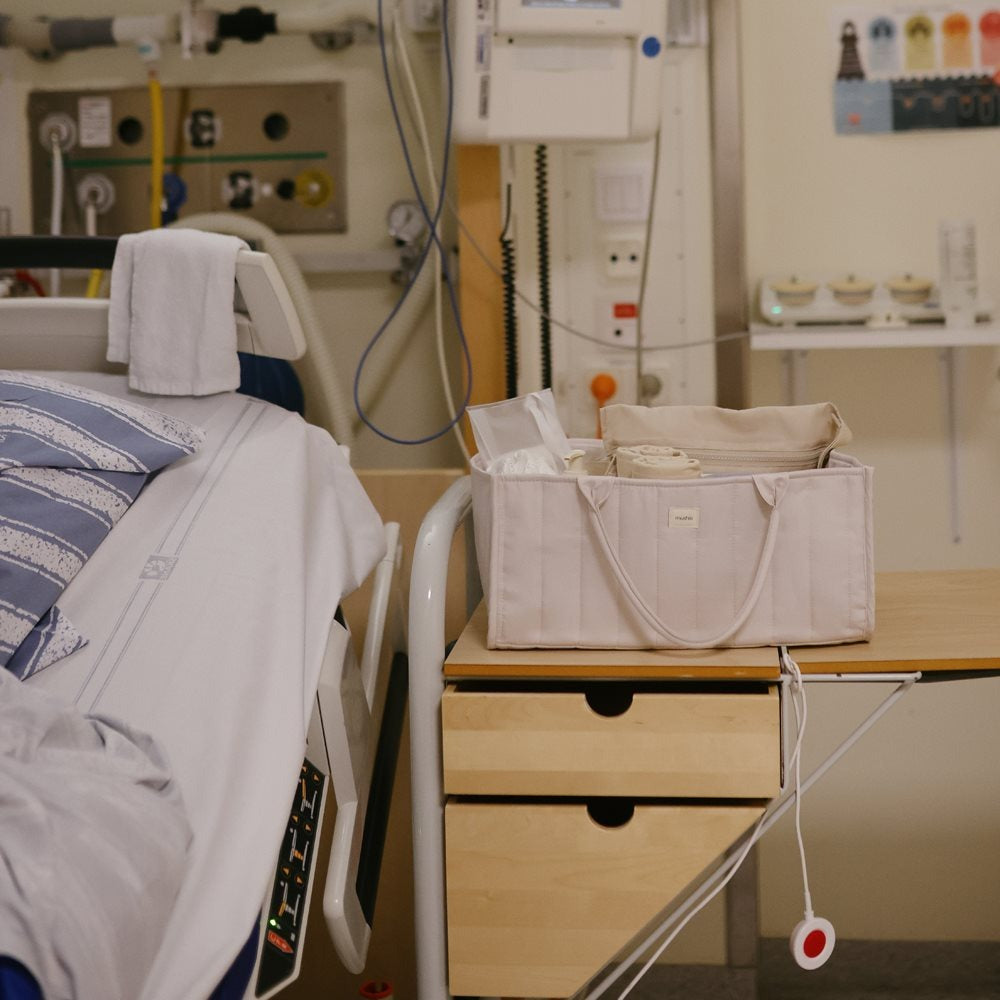 Mushie® Organizator za pleničke Ivory Mushie