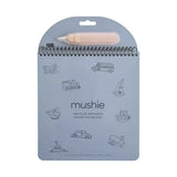 Mushie® Livre de coloriage à l'eau réutilisable Vehicles