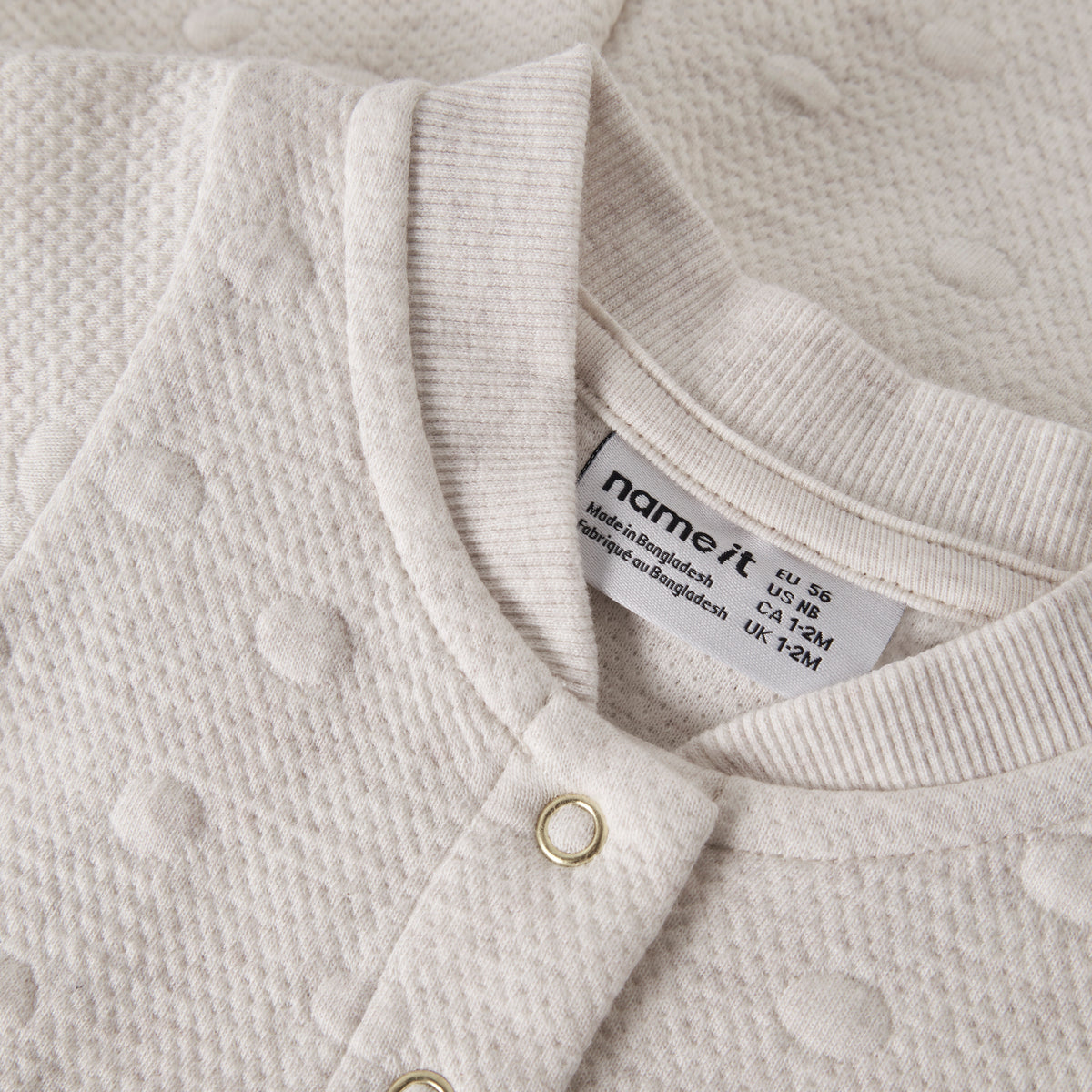 name it® Cardigan with ruffles Peyote Melange – slika 2