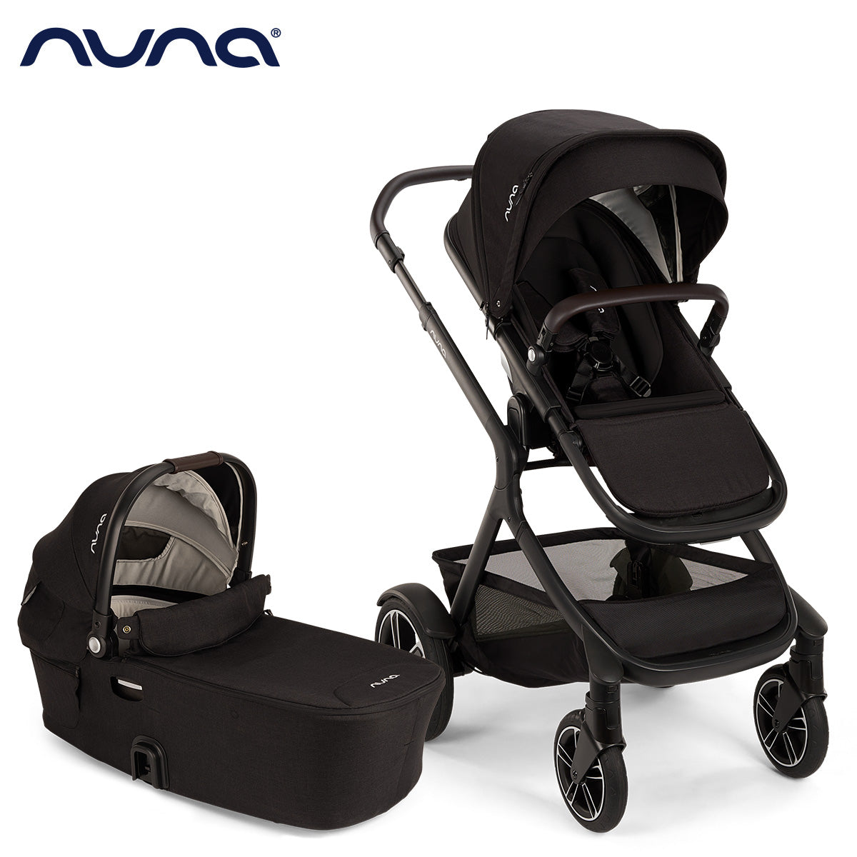 Nuna® Otroški voziček 2v1 Demi™ Next z rolko Caviar