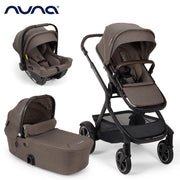 Nuna® Otroški voziček 3v1 Demi™ Next z rolko + Pipa™ Urbn Chestnut Nuna