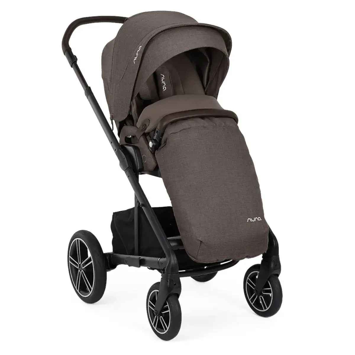 Nuna Mixx Next Generation Pipa Urbn Bundle - Chestnut | 3-in-1 Travel System: Pushchair, Carrycot & Baseless Car Seat | Birth to 22kg