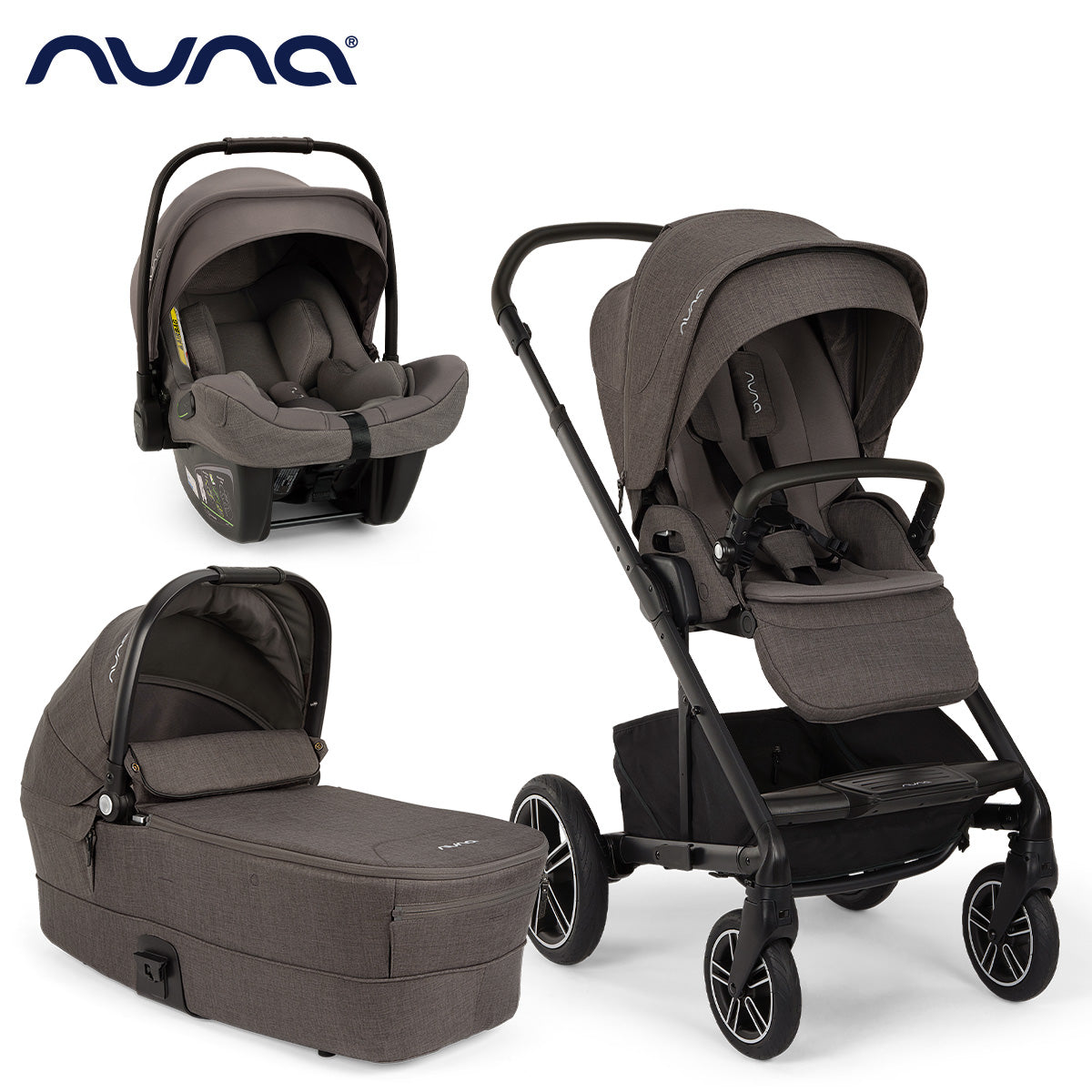 Nuna® Otroški voziček 3v1 Mixx™ Next + Pipa™ Next Thunder Nuna