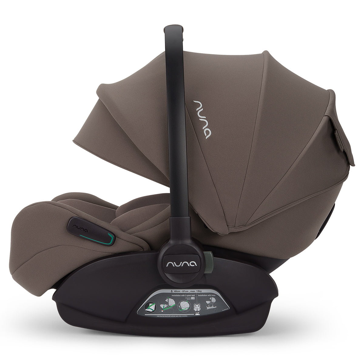 Nuna® Otroški voziček 4v1 Triv™ Next + Lytl™ + Arra™ Flex Chestnut + Isofix baza Next Nuna