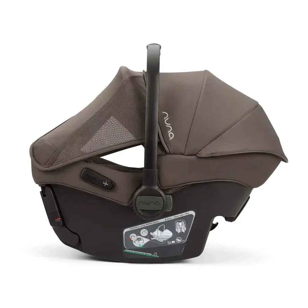 Nuna Mixx Next Generation Pipa Urbn Bundle - Chestnut | 3-in-1 Travel System: Pushchair, Carrycot & Baseless Car Seat | Birth to 22kg
