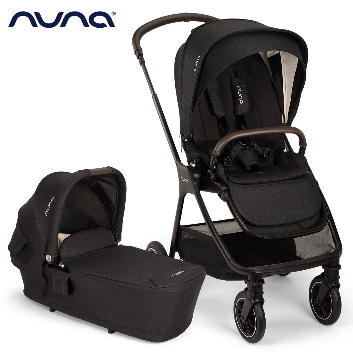 Nuna® Otroški voziček 2v1 Triv™ Next + Lytl™ Caviar