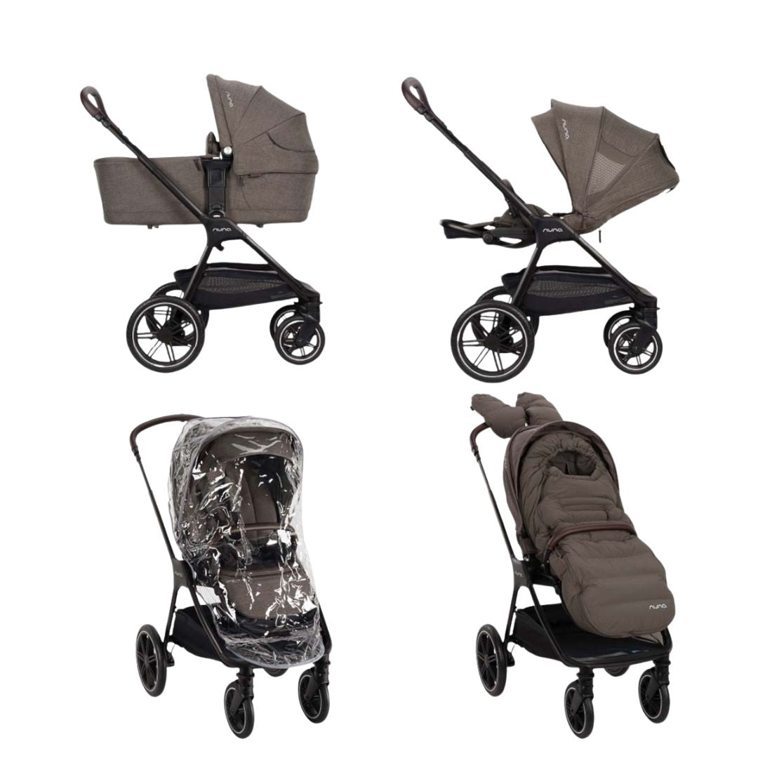 Nuna® Otroški voziček 2v1 Triv™ LX All-Season Chestnut Nuna