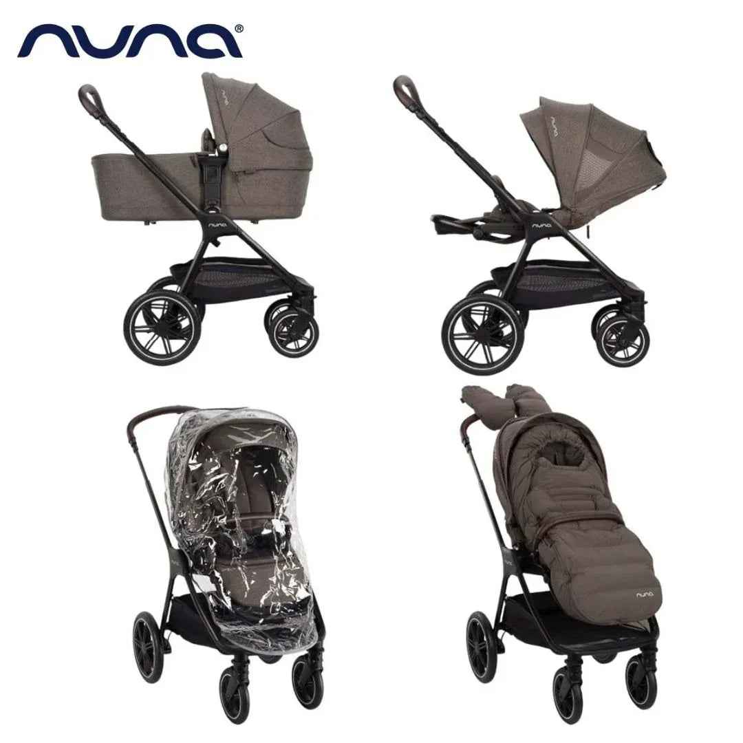 Nuna® Stroller 2v1 Triv™ LX All-Season Chestnut – Evitas
