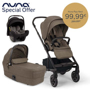 Nuna® Stroller 3in1 Mixx™ Next Pistachio + Pipa™ Next Caviar New