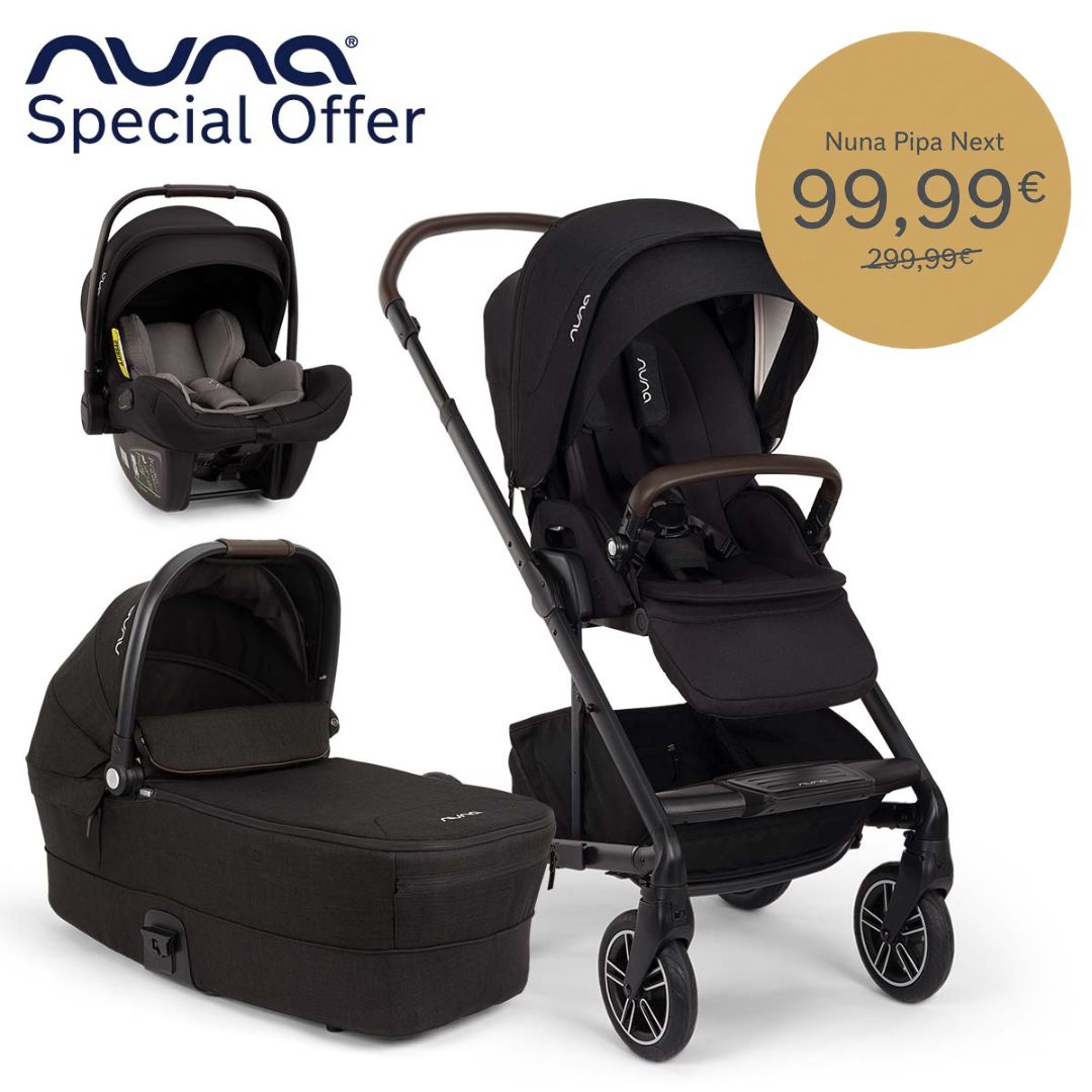 Nuna® Stroller 3in1 Mixx™ Next + Pipa™ Next Caviar – Evitas