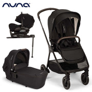Nuna® Otroški voziček 4v1 Triv™ Next + Lytl™ + Arra™ Flex Caviar + Isofix baza Next Nuna