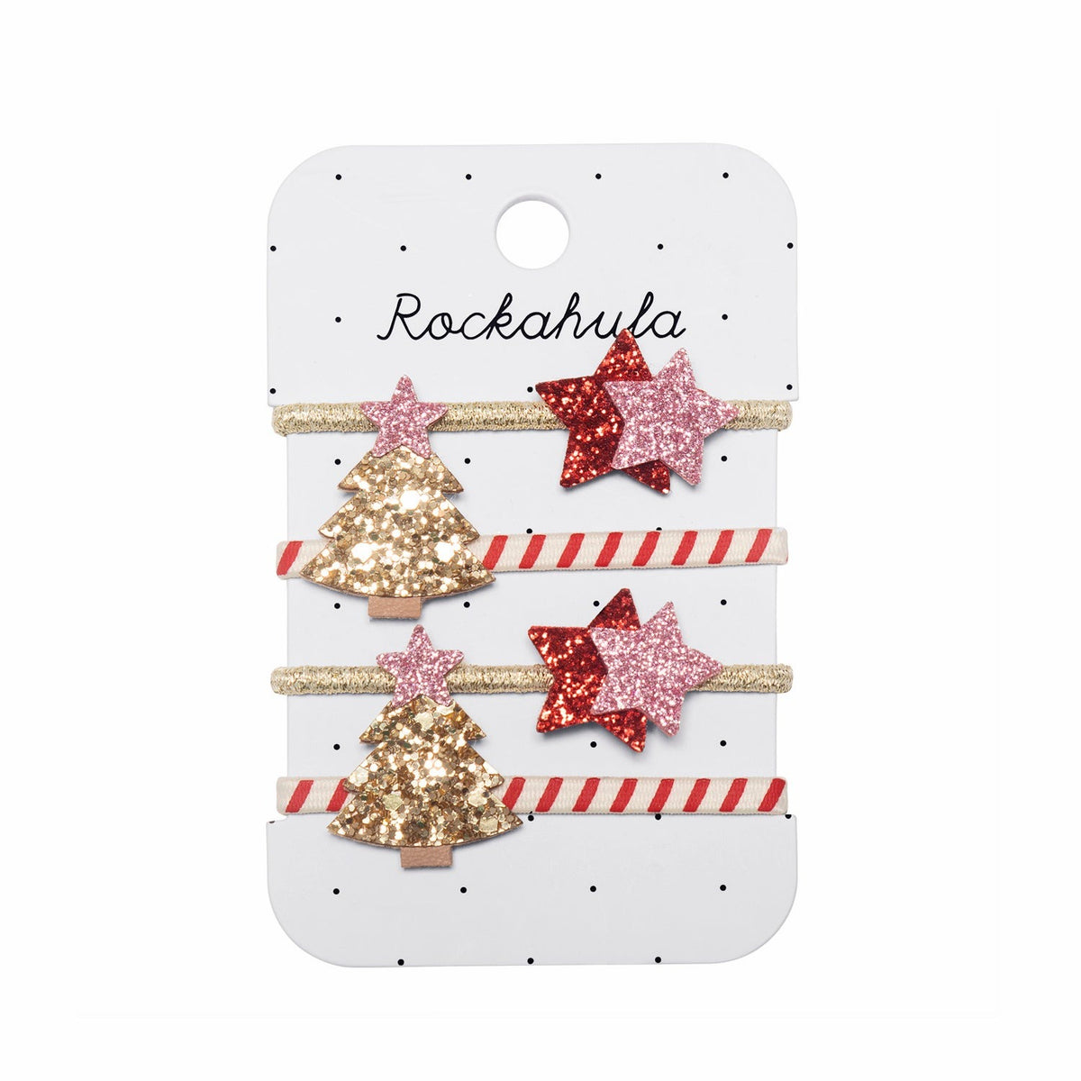Rockahula® Hair Bobbles Stripy Christmas Tree