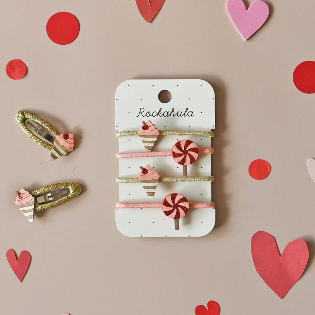 Rockahula® Elastici per capelli Very Cherry Ice Cream