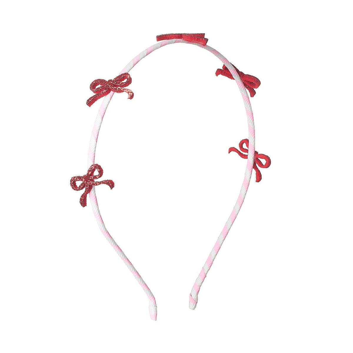 Rockahula® Hair Band Candy Stripe Glitter Bow