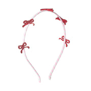 Rockahula® Hair Band Candy Stripe Glitter Bow