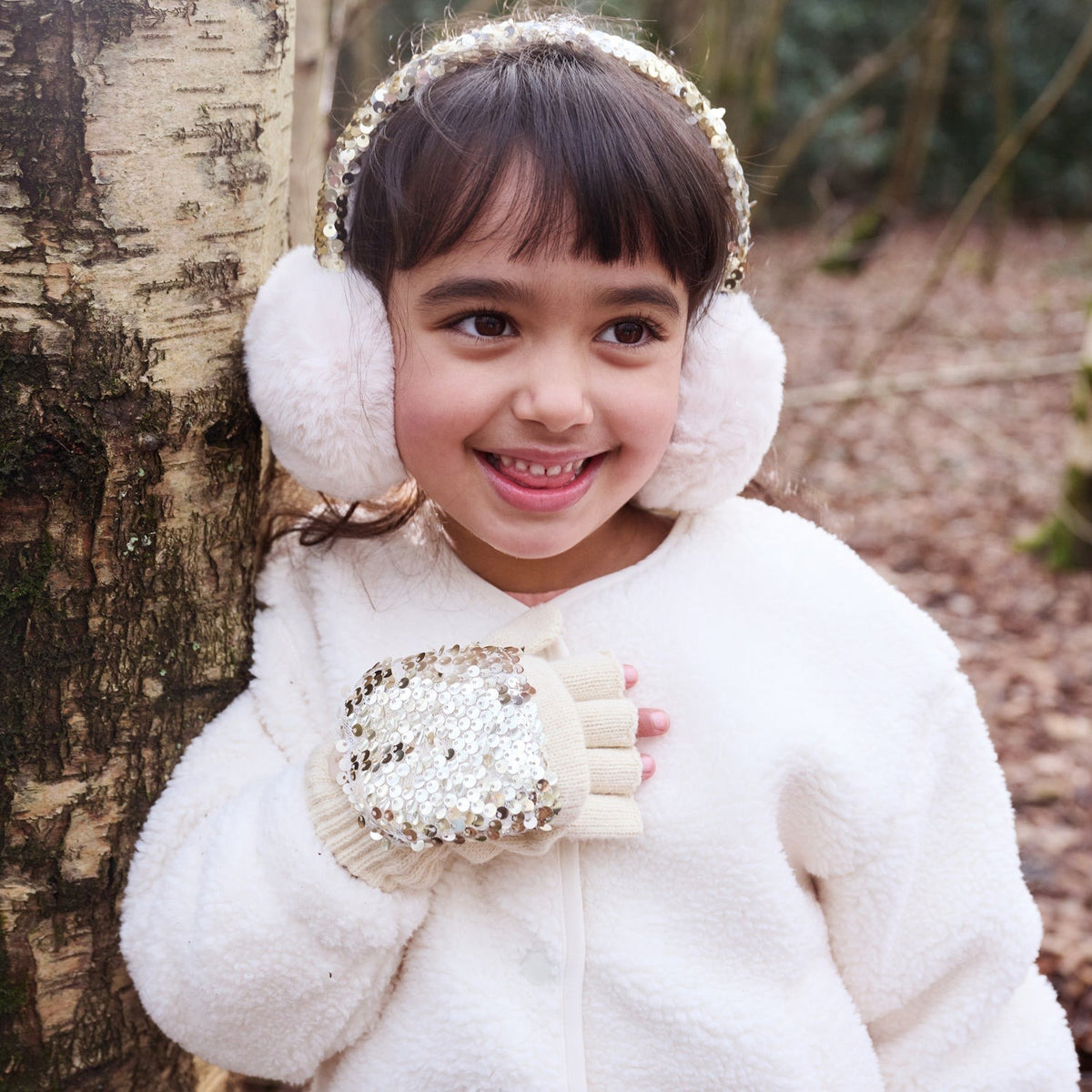 Rockahula® Knitted Gloves Shimmer Sequin – slika 2