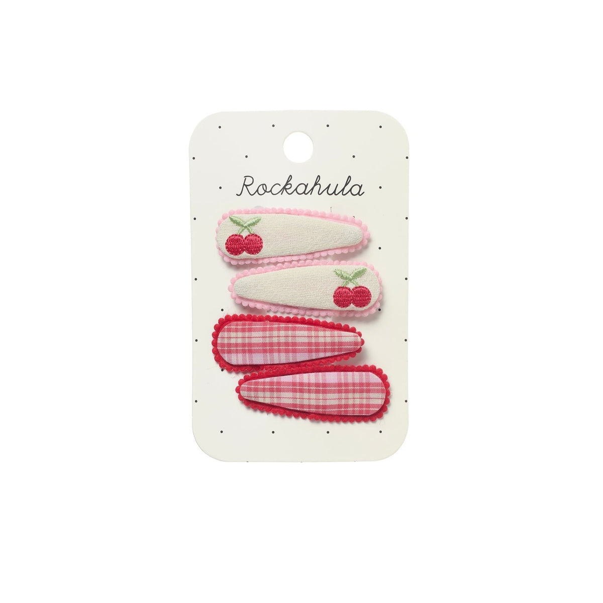 Rockahula® Hair Clips Cherry Dreams Fabric