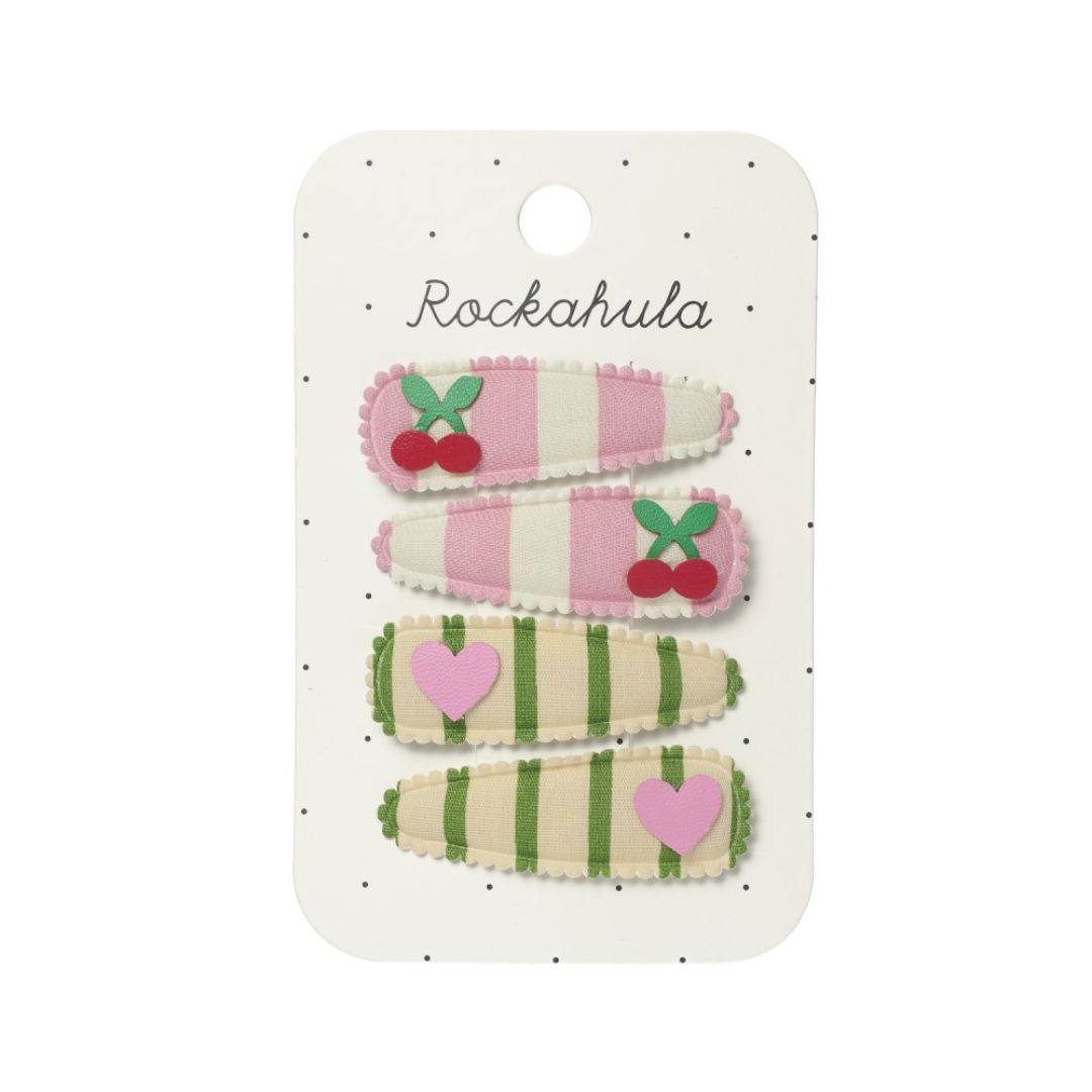 Rockahula® Mollette per capelli Cherry Kiss Fabric