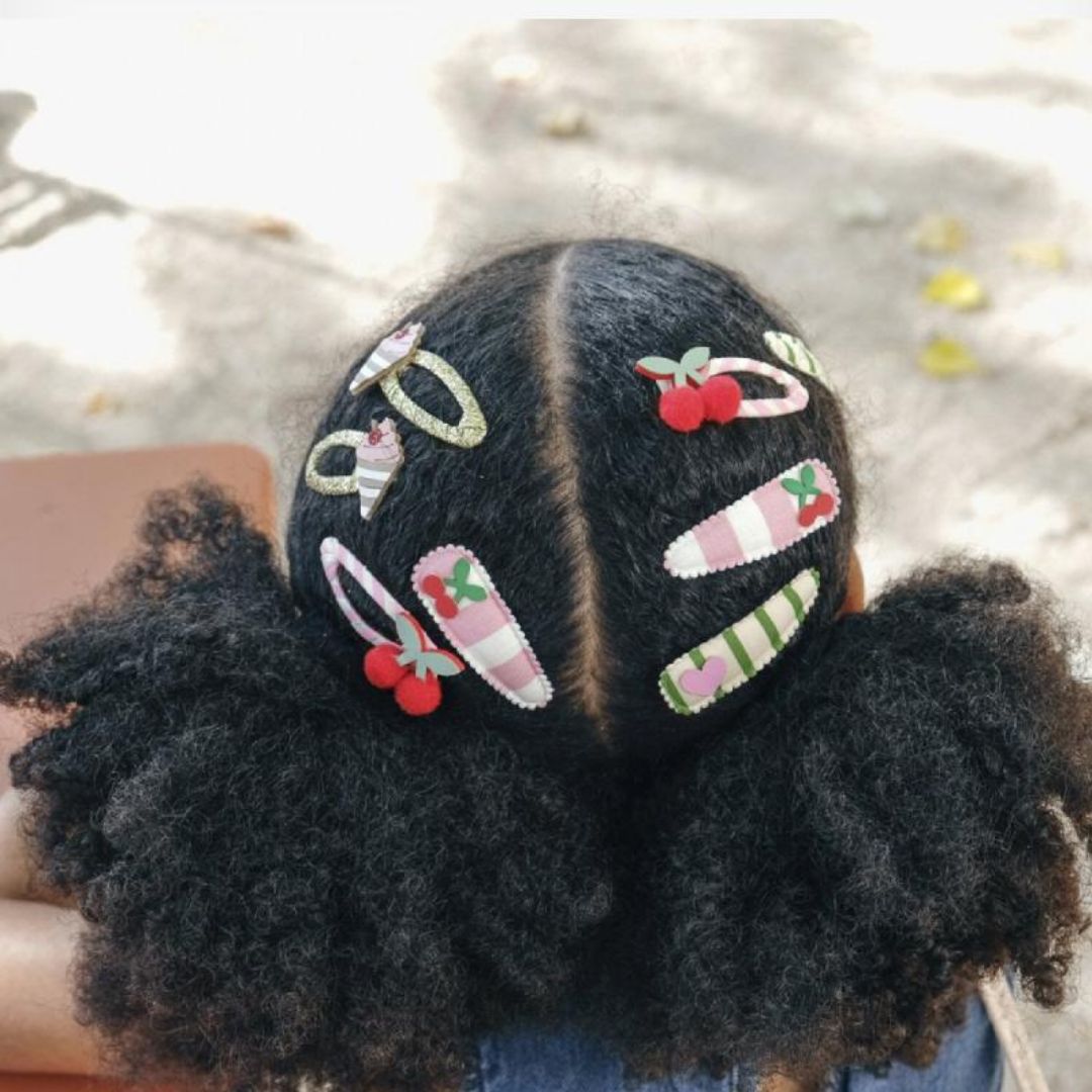 Rockahula® Mollette per capelli Cherry Kiss Fabric