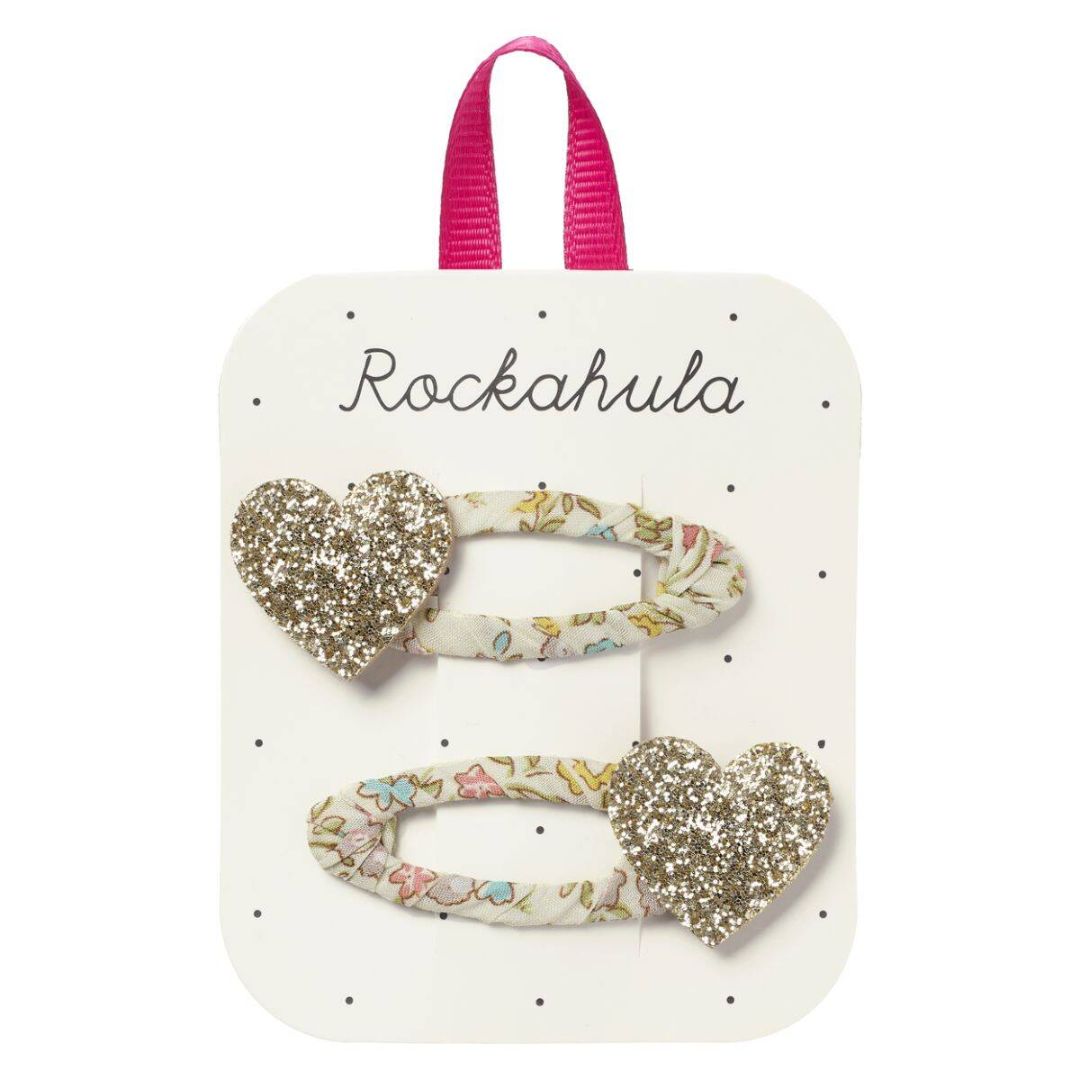 Rockahula® Mollette per capelli Petal Glitter Heart