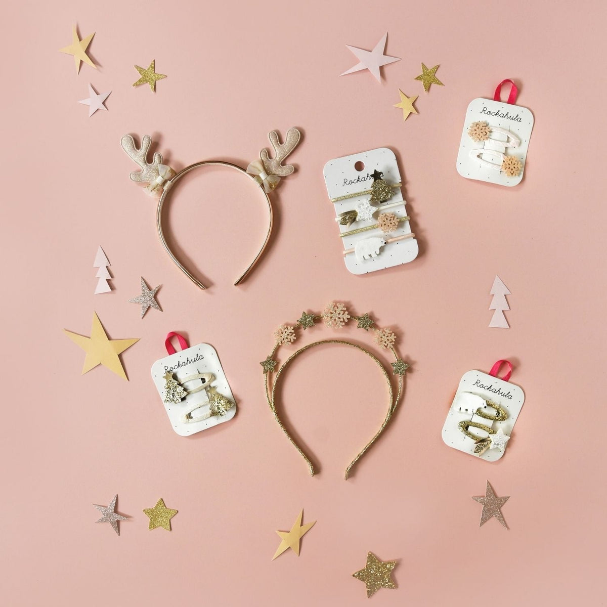 Rockahula® Hair clips Shimmer Snowflake – slika 4