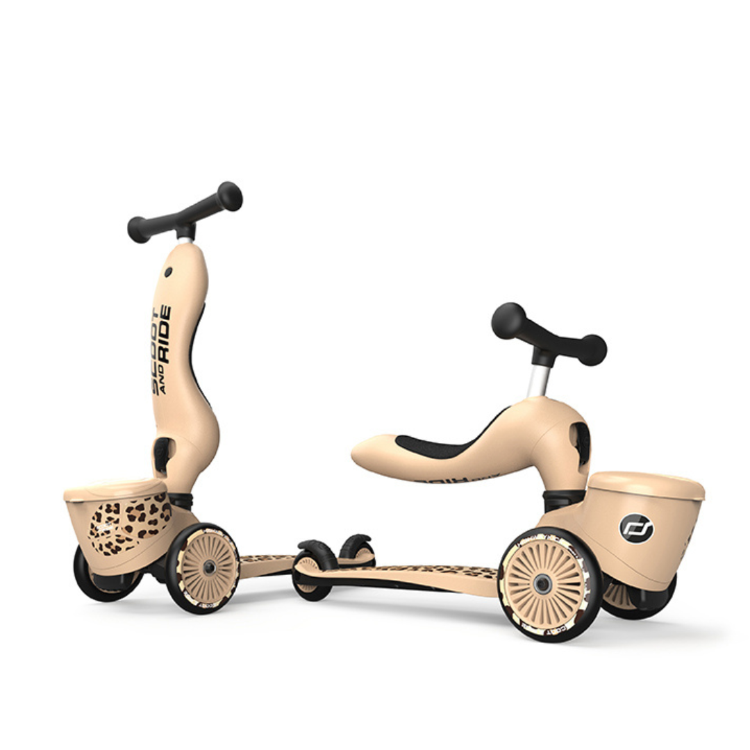 Scoot & Ride® Otroški poganjalec in skiro Highwaykick 1 Lifestyle Leopard Scoot & Ride