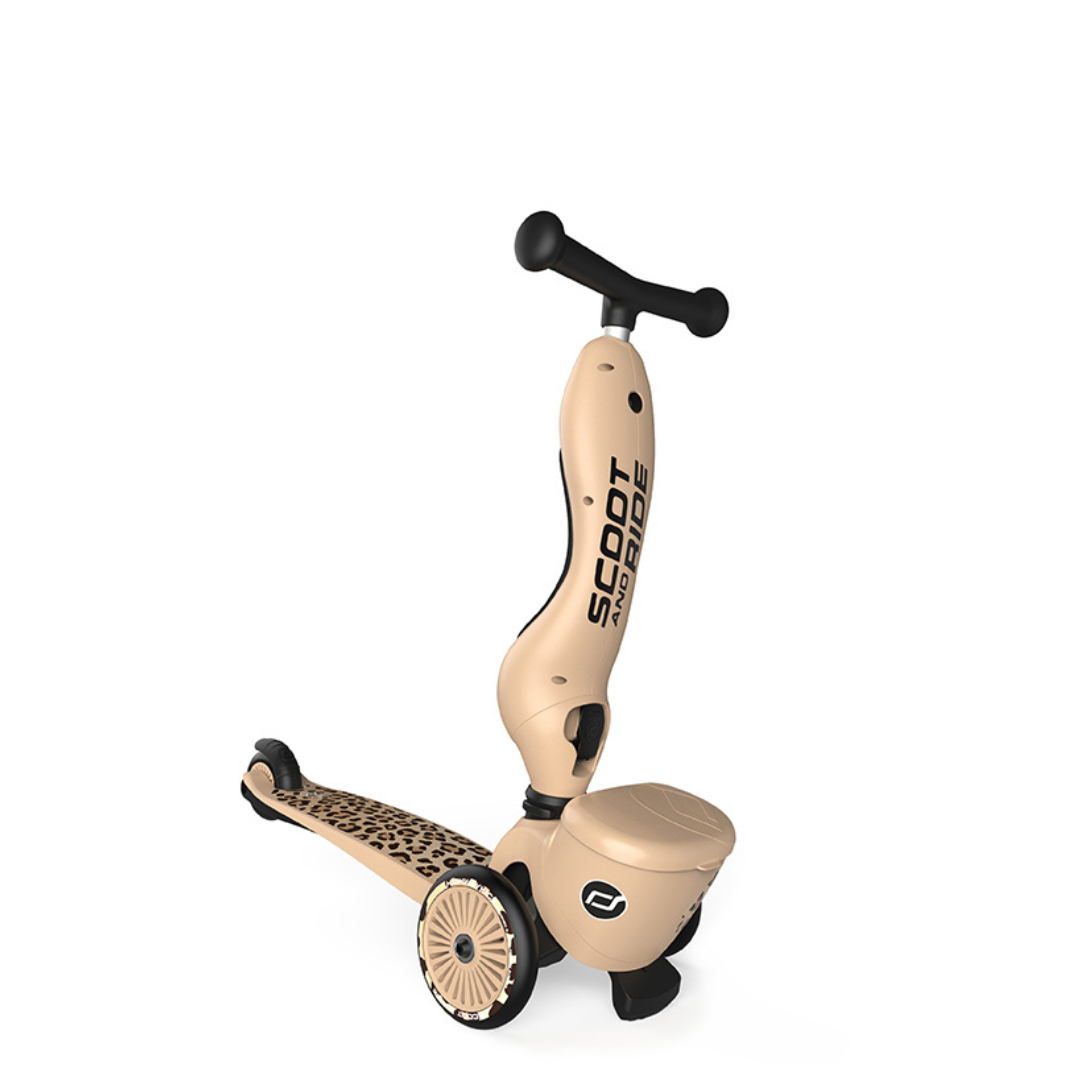 Scoot & Ride® Otroški poganjalec in skiro Highwaykick 1 Lifestyle Leopard Scoot & Ride