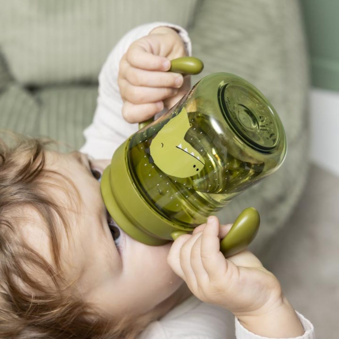 Trixie Baby® Lonček za učenje pitja 360 Mr. Dino 240ml Trixie Baby