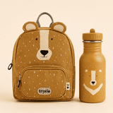 Trixie Baby® Set Sac à dos MINI et Biberon 350ml Mr. Bear