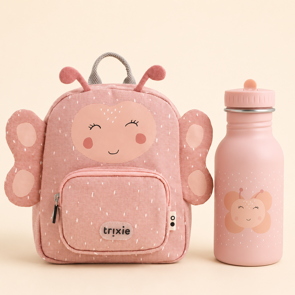 Trixie Baby® Set nahrbtnik MINI in steklenička 350ml Mrs. Butterfly Trixie Baby