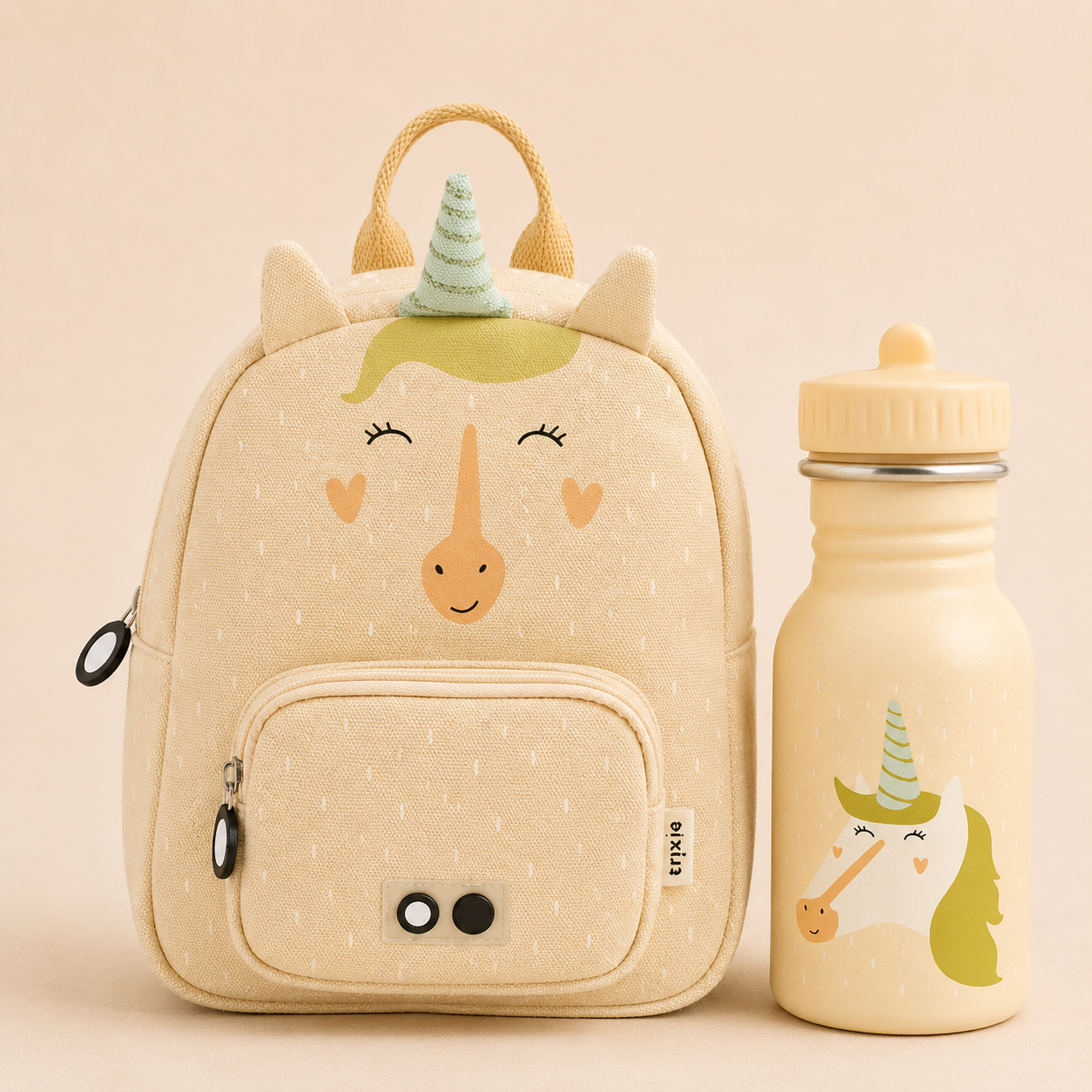 Trixie Baby® Set nahrbtnik MINI in steklenička 350ml Mrs. Unicorn Trixie Baby