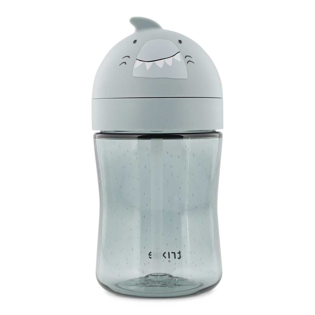 Trixie Baby® Steklenička s slamico iz tritana Mr. Shark 300 ml Trixie Baby