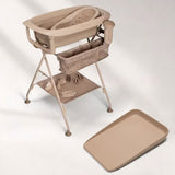 Twistshake® Bathing Set + Easy-Click Bathtub Stand + Faded Mocha Changing Pad