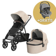 UPPAbaby® Voziček s košaro 2v1 Vista V3 Liam + GRATIS lupinica MESA I-SIZE 0+ Gregory UPPAbaby